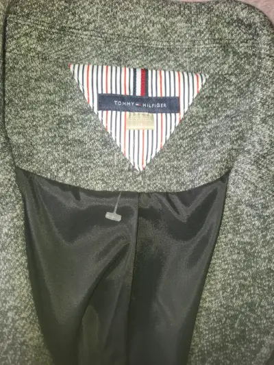Blazer gris tweed mujer - miniatura 2