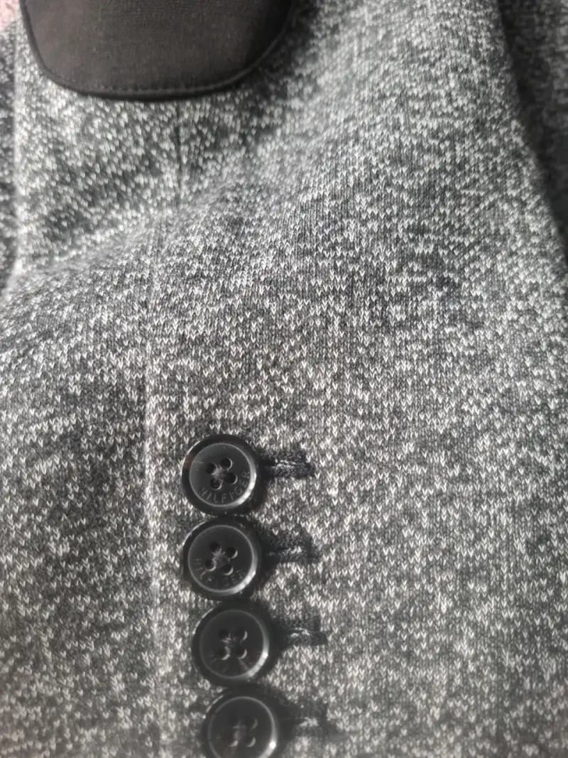 Blazer gris tweed mujer - 6