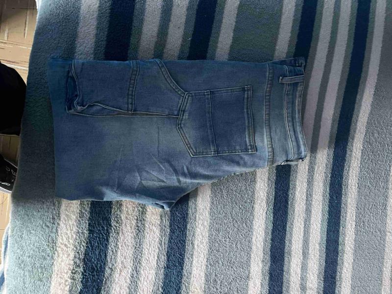 Pantalones jeans azul flared - 3