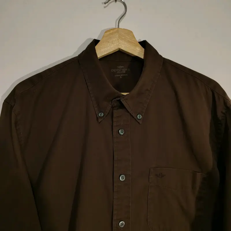 Camisa marrón Dockers talla L