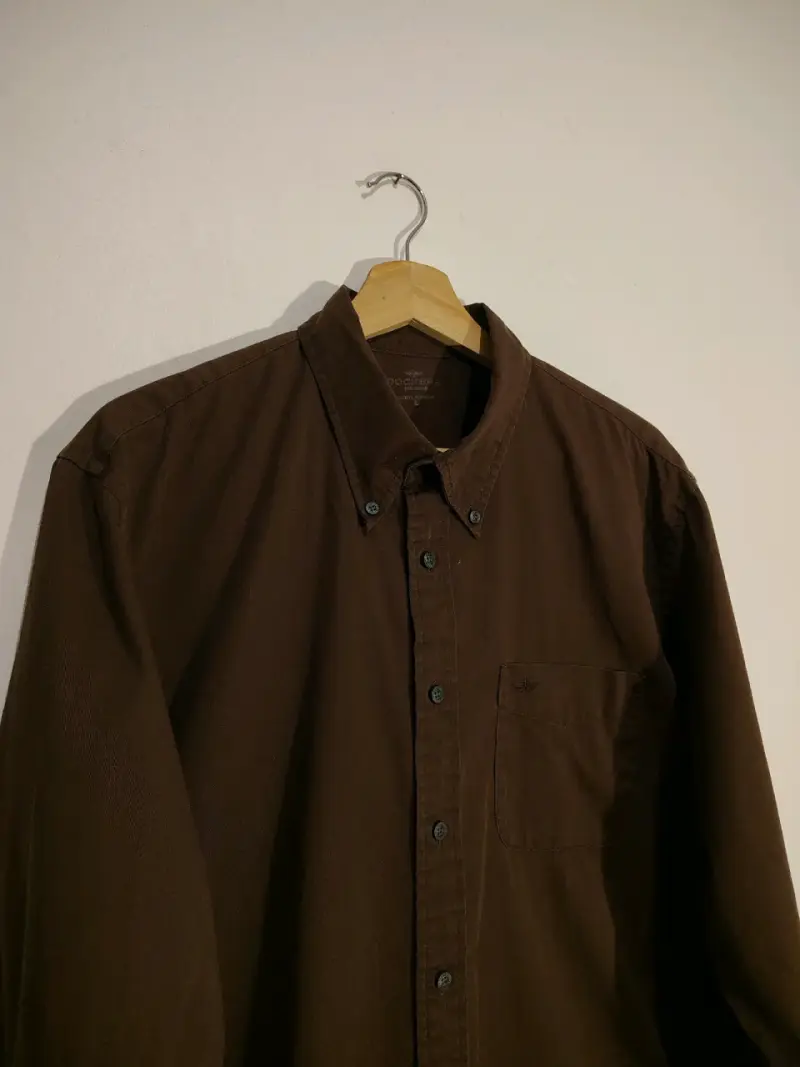 Camisa marrón Dockers talla L - 2