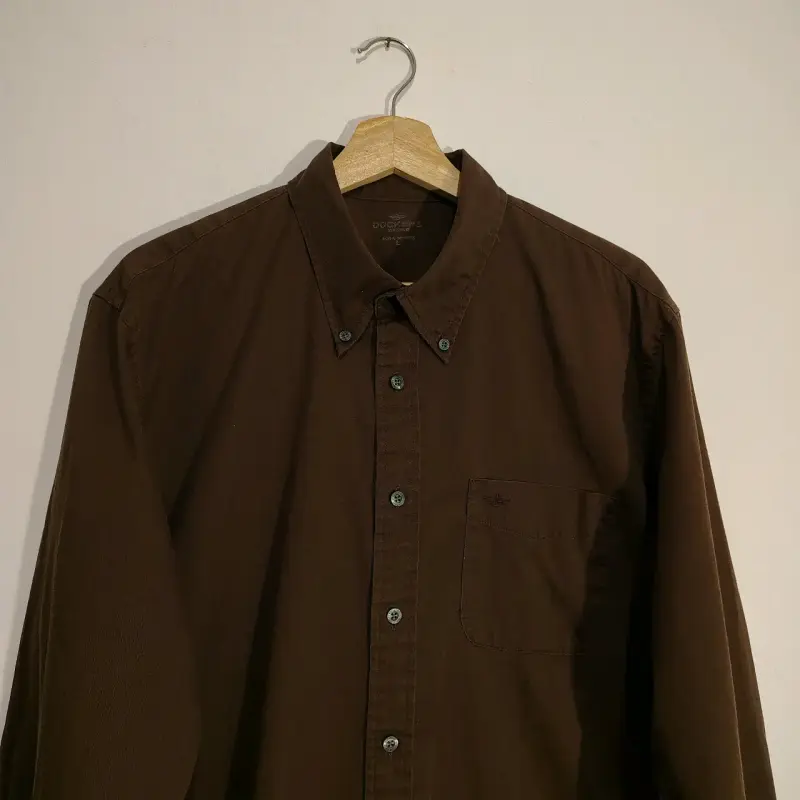 Camisa marrón Dockers talla L - 3