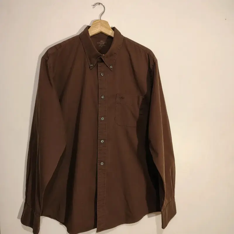 Camisa marrón Dockers talla L - 4