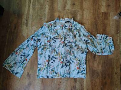 Blusa de flores manga larga - miniatura 1