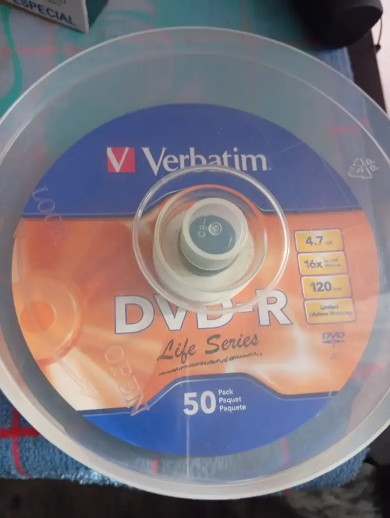 Paquete 50 DVDs Verbatim - 1