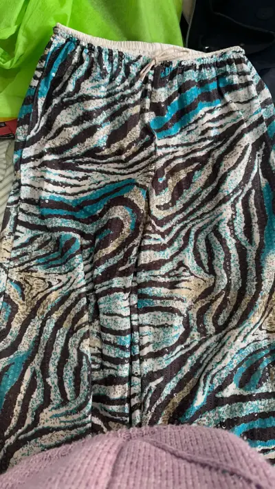 Pantalones estampado animal print - miniatura 1