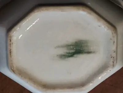 Antigua Salsera / Cremera de Loza con Detalles Flo - miniatura 3