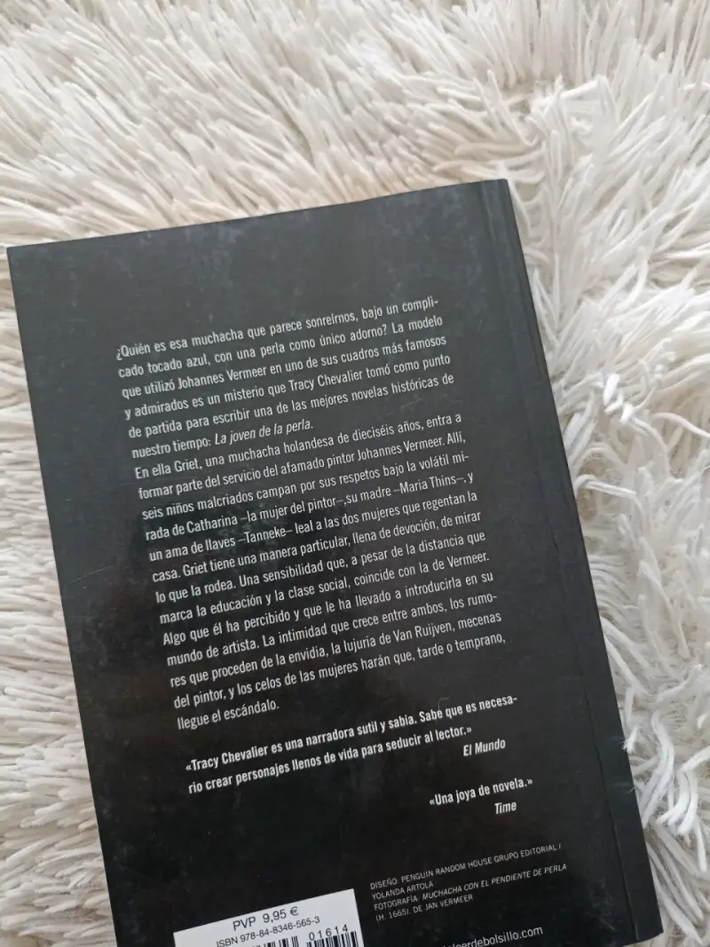 Libro 'La joven de la perla' de Tracy Chevalier - 2