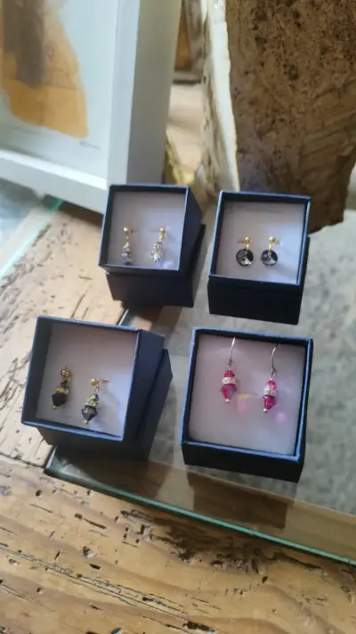 aros cristal austriaco Swarovsky - miniatura 1