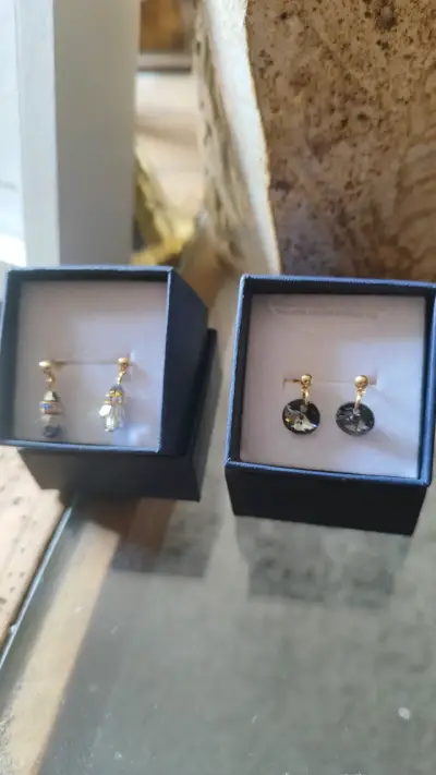 aros cristal austriaco Swarovsky - miniatura 2