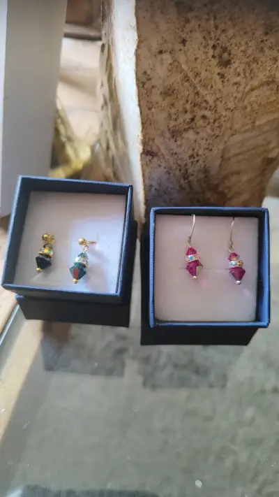 aros cristal austriaco Swarovsky - miniatura 3