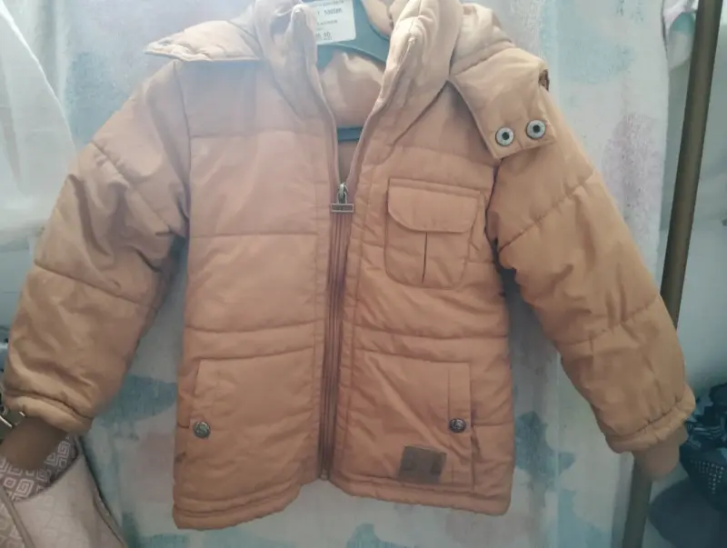 Chaqueta B&B acolchada cafe talla 2 - 1