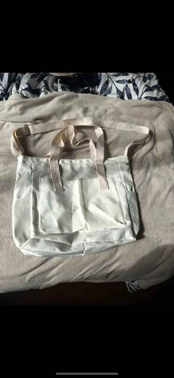 Bolso blanco grande