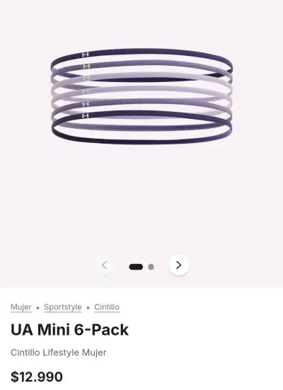 Bandas para el cabello Under Armour - miniatura 2