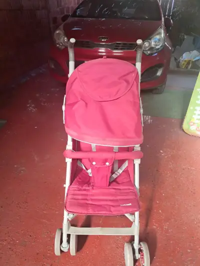 Coche para bebé rosado - miniatura 1