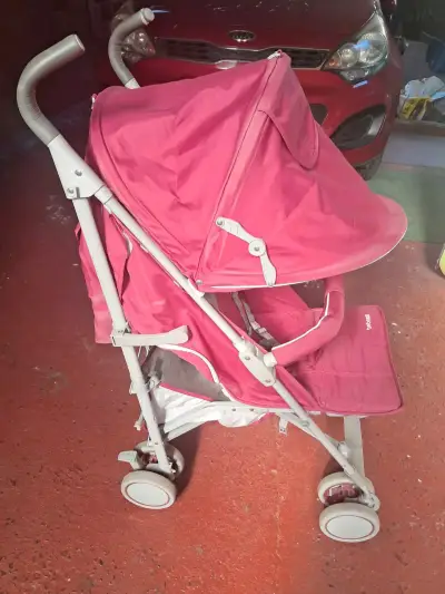 Coche para bebé rosado - miniatura 2