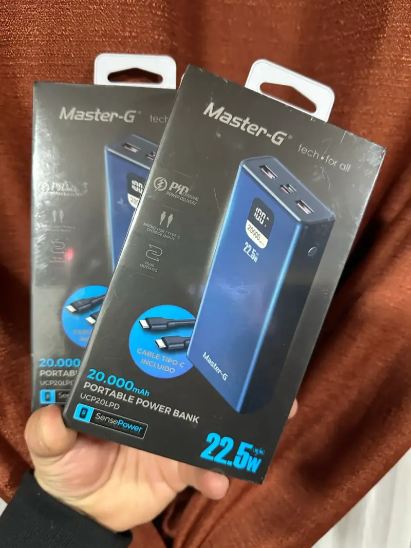 Batería portátil Master-G 20000mAh
