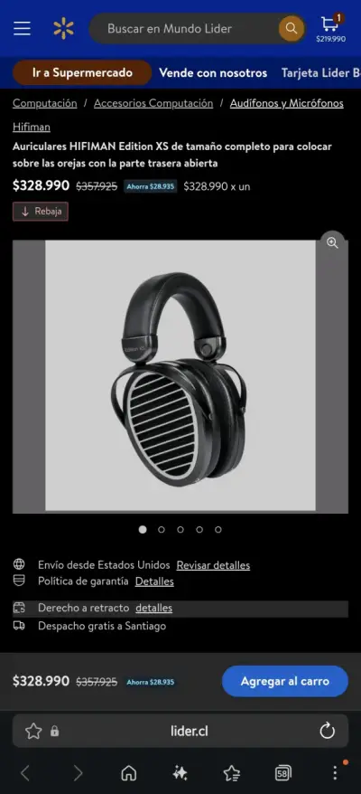 Auriculares HIFIMAN Edition XS - miniatura 1