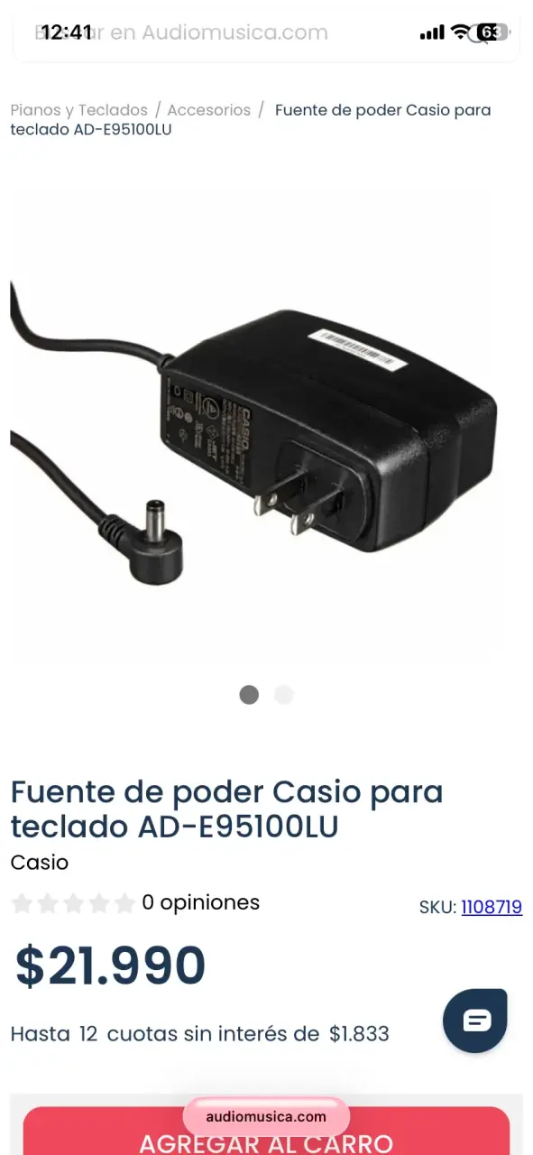 Teclado eléctrico Casio con soporte - 5
