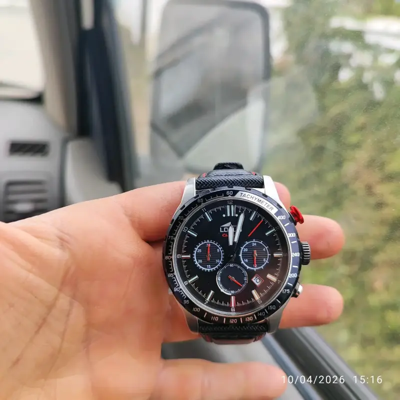 Reloj Lotus hombre negro - 2