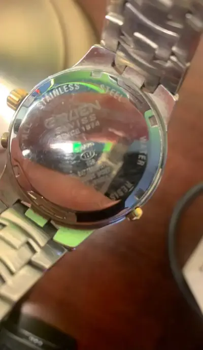 Reloj Gruen suizo de acero - miniatura 2