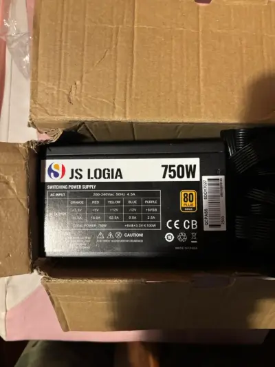 Fuente de poder JS Logia 750W 80 plus gold - miniatura 1