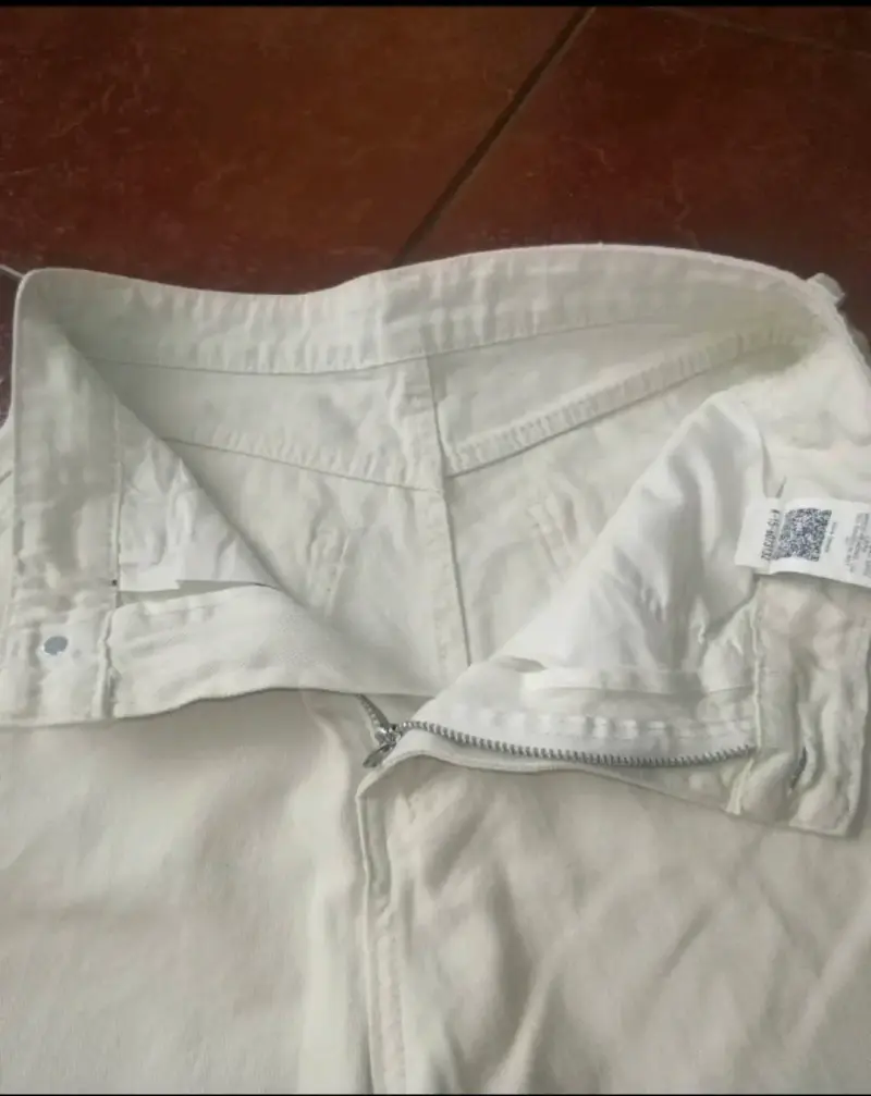 Pantalones anchos beige - 3