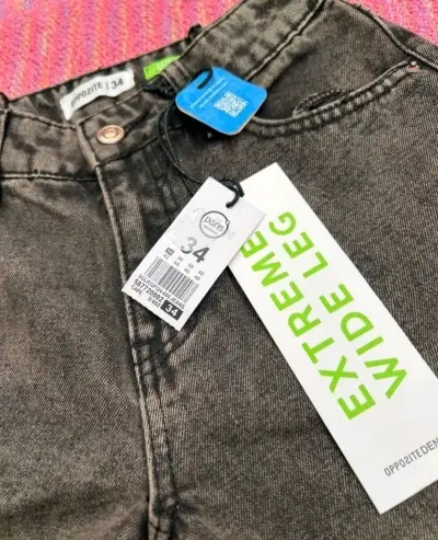 Jeans anchos talla 34 - miniatura 1