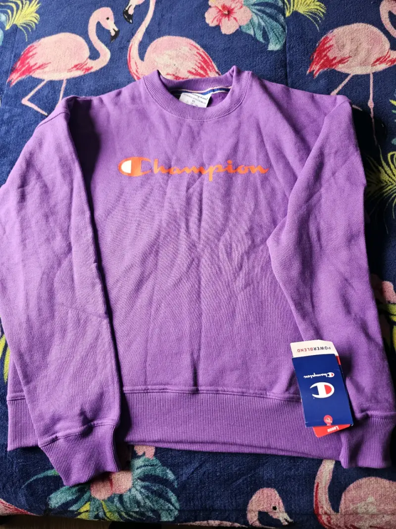 Polerón morado Champion