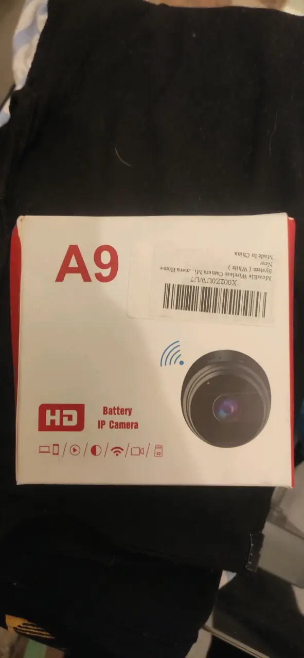 Cámara de seguridad WiFi tipo espía - 1