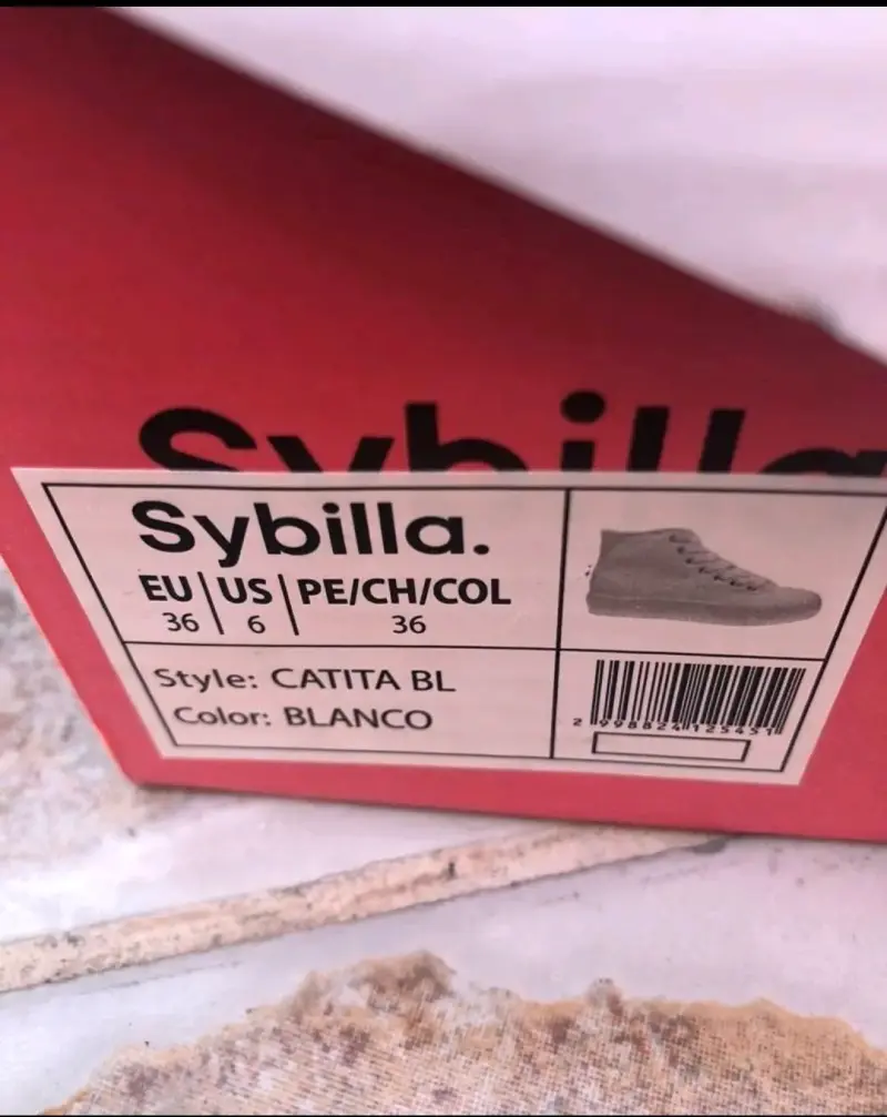 Zapatillas blancas Sybilla - 1