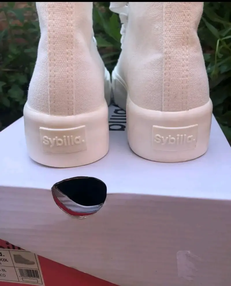 Zapatillas blancas Sybilla - 4