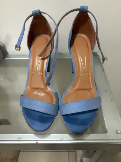 Tacones azules de gamuza Vizzano - miniatura 3