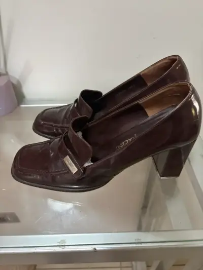 Zapatos de tacón marrones Gacel - miniatura 2