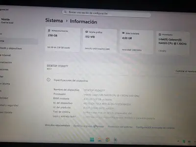 Notebook Lenovo gris oscuro - miniatura 5