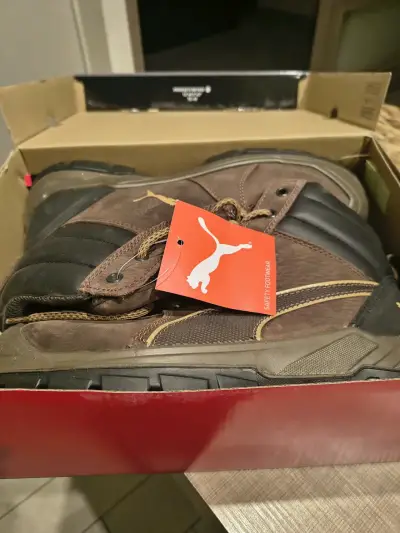 Botas de seguridad marrones - miniatura 1