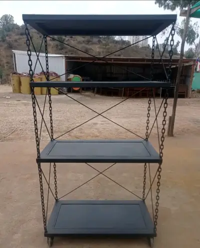 Estantería metálica con ruedas - miniatura 2