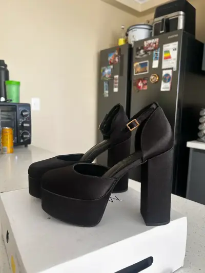 Zapatos taco alto negros Marquis - miniatura 3