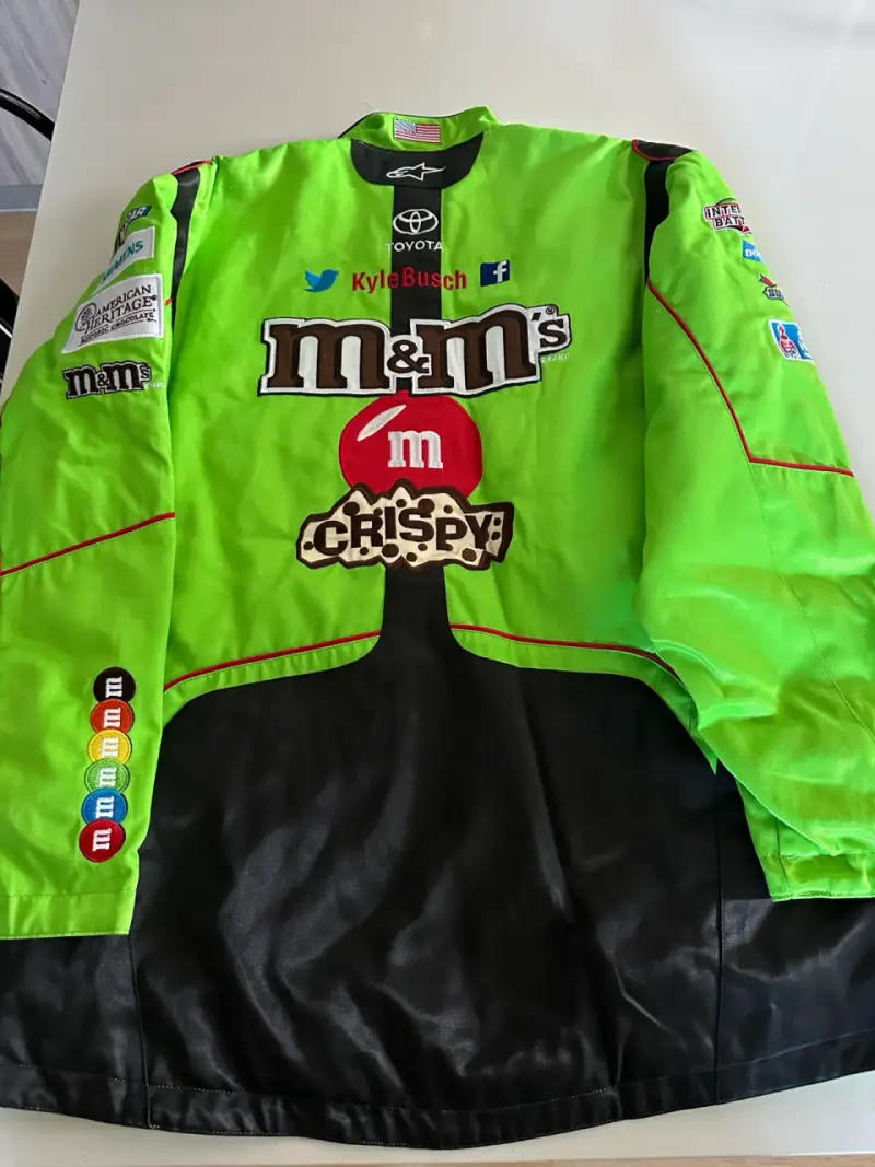 Chaqueta verde M&M's NASCAR - 2