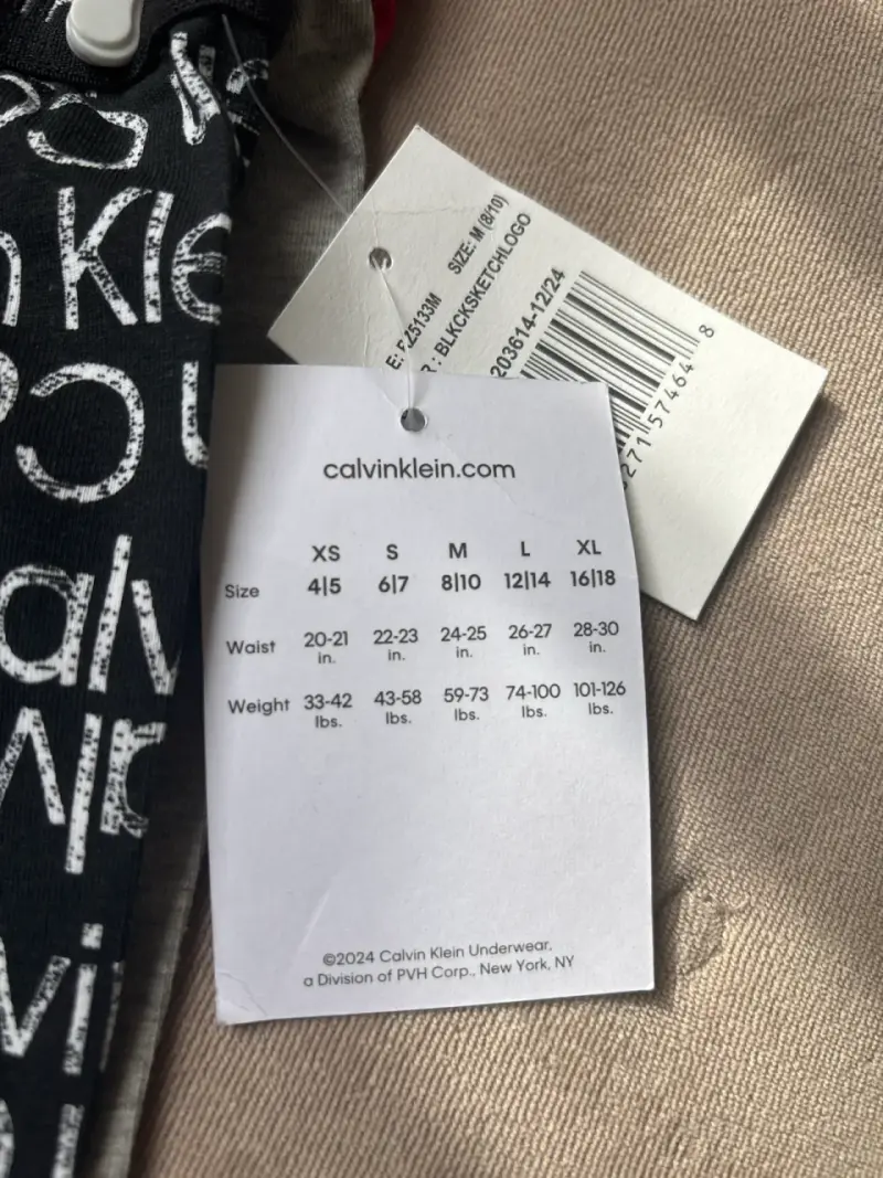 Bóxer pack 3 Calvin Klein talla M 8/10 - 2