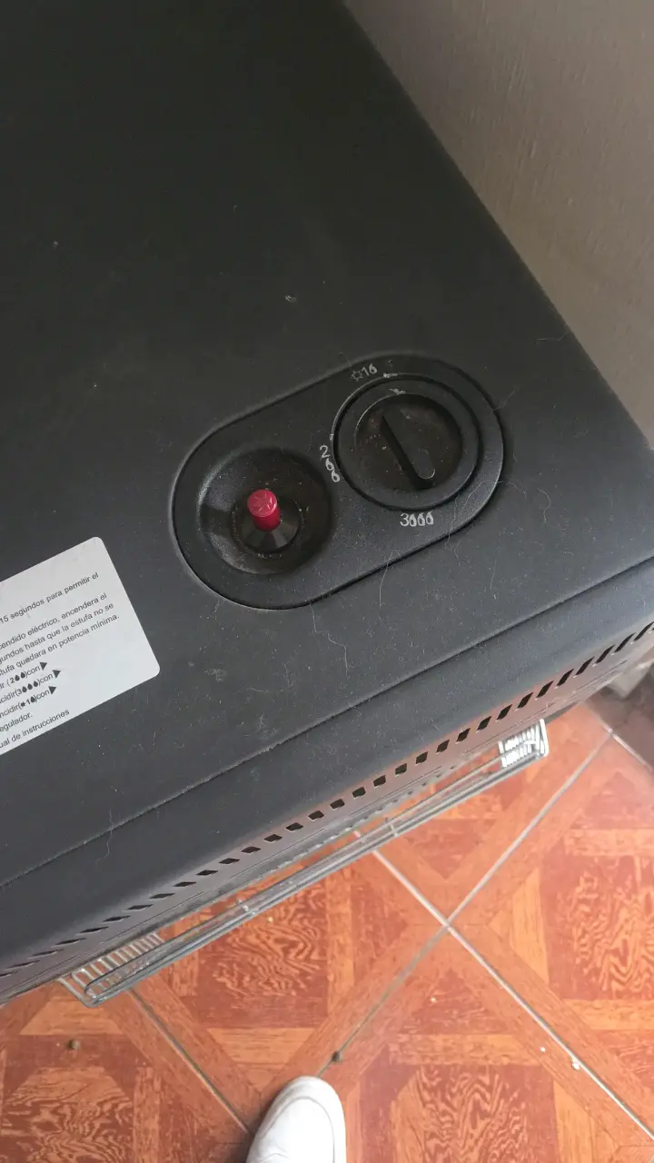 Calefactor a gas Recco negro - 2