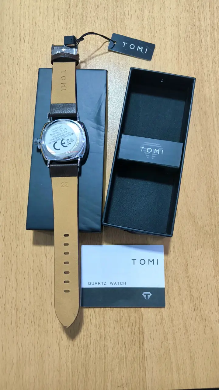 Reloj clásico TOMI cuero marrón - 3