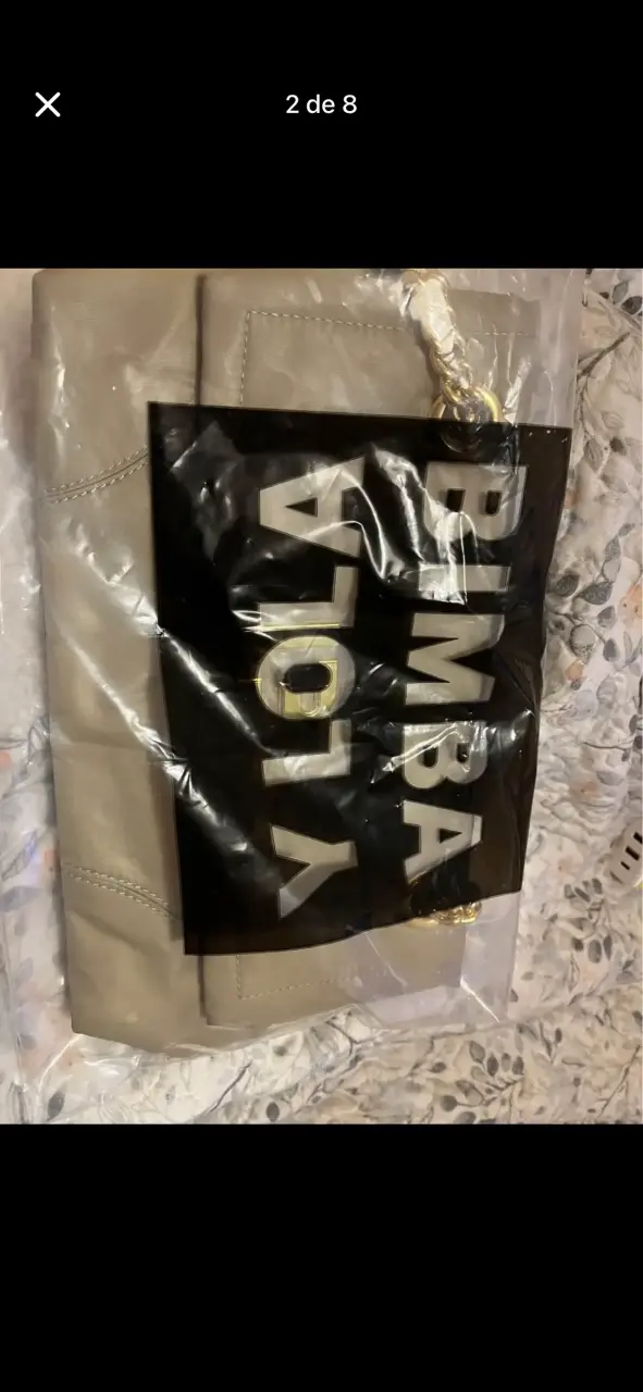 Cartera beige con cadena Bombay Lola - 2