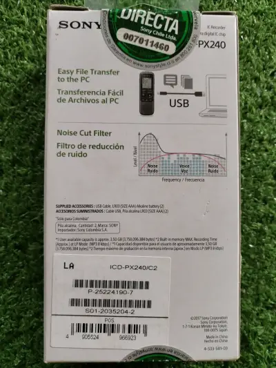 Grabadora de voz Sony 4GB USB - miniatura 2