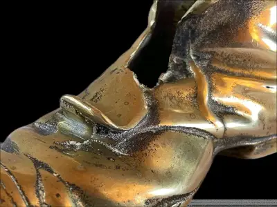 Escultura zapato en bronce - miniatura 3