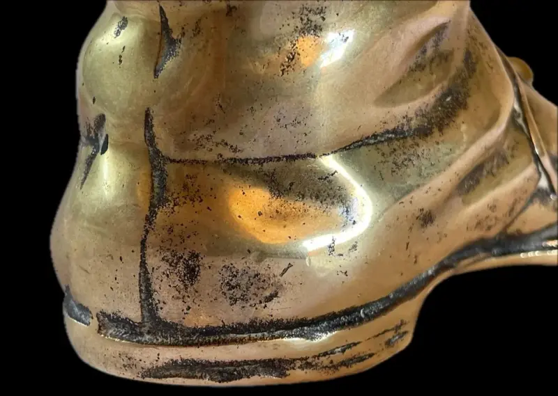 Escultura zapato en bronce - 5