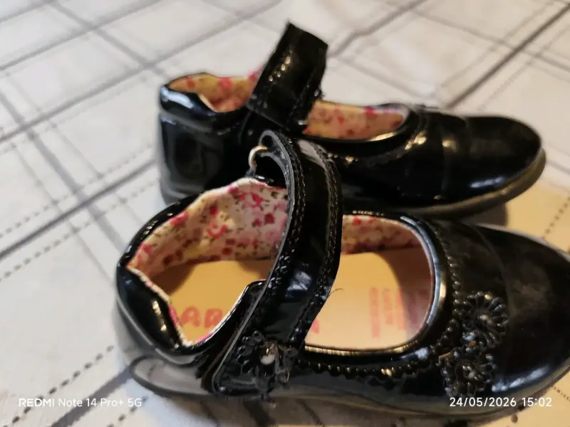 Zapatos negros charol para niña - 5