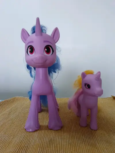 Figuras de juguete unicornios rosas mi little pony - miniatura 1