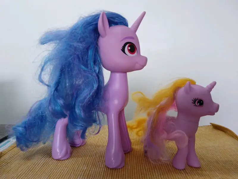 Figuras de juguete unicornios rosas mi little pony - 2