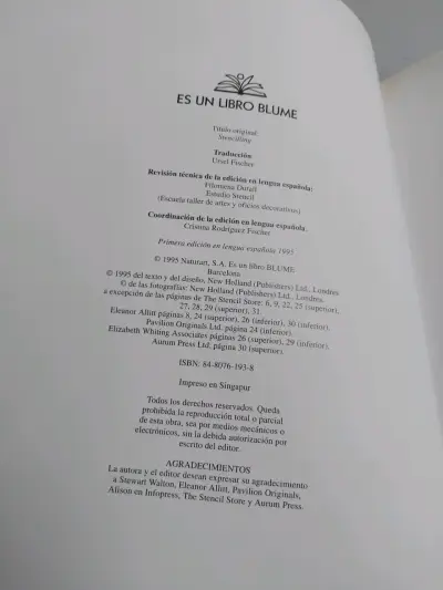 Libro Estarcido manualidades - miniatura 3